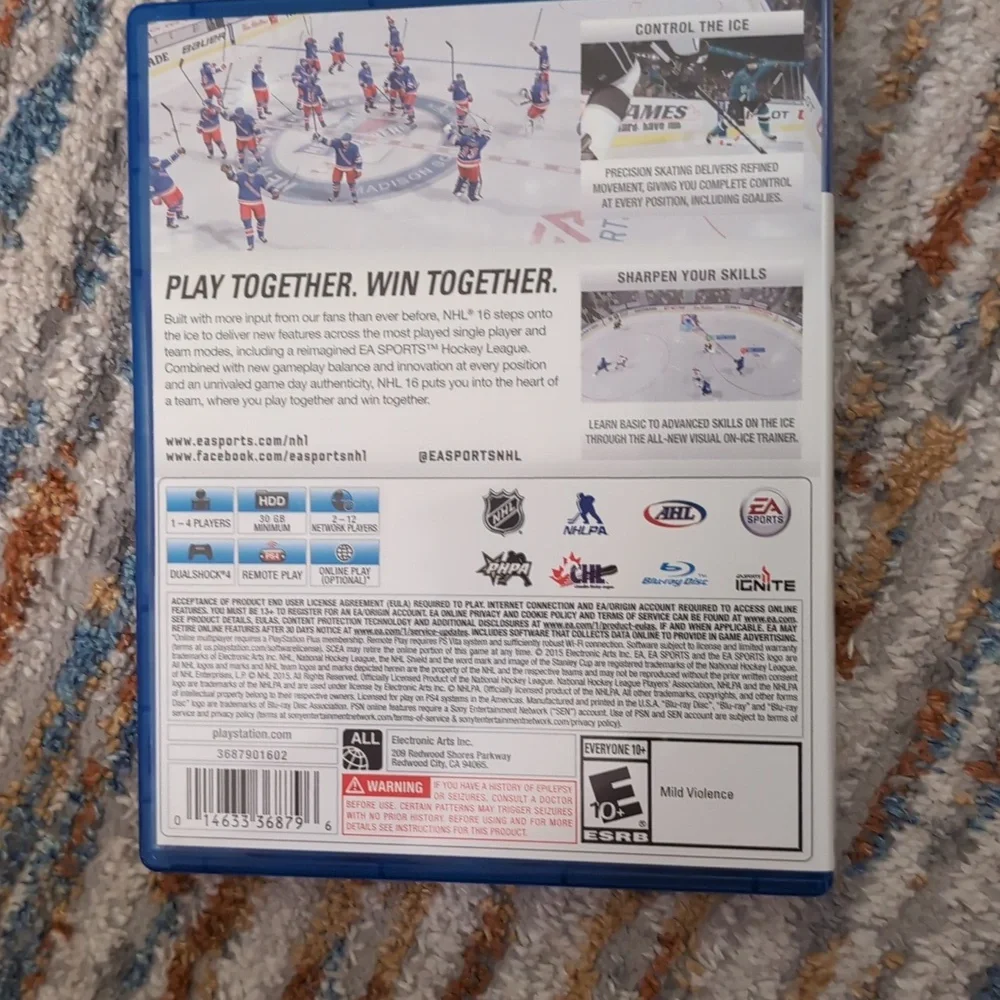 NHL 16 for PlayStation 4